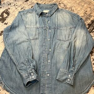 Oversized Denim Shirt